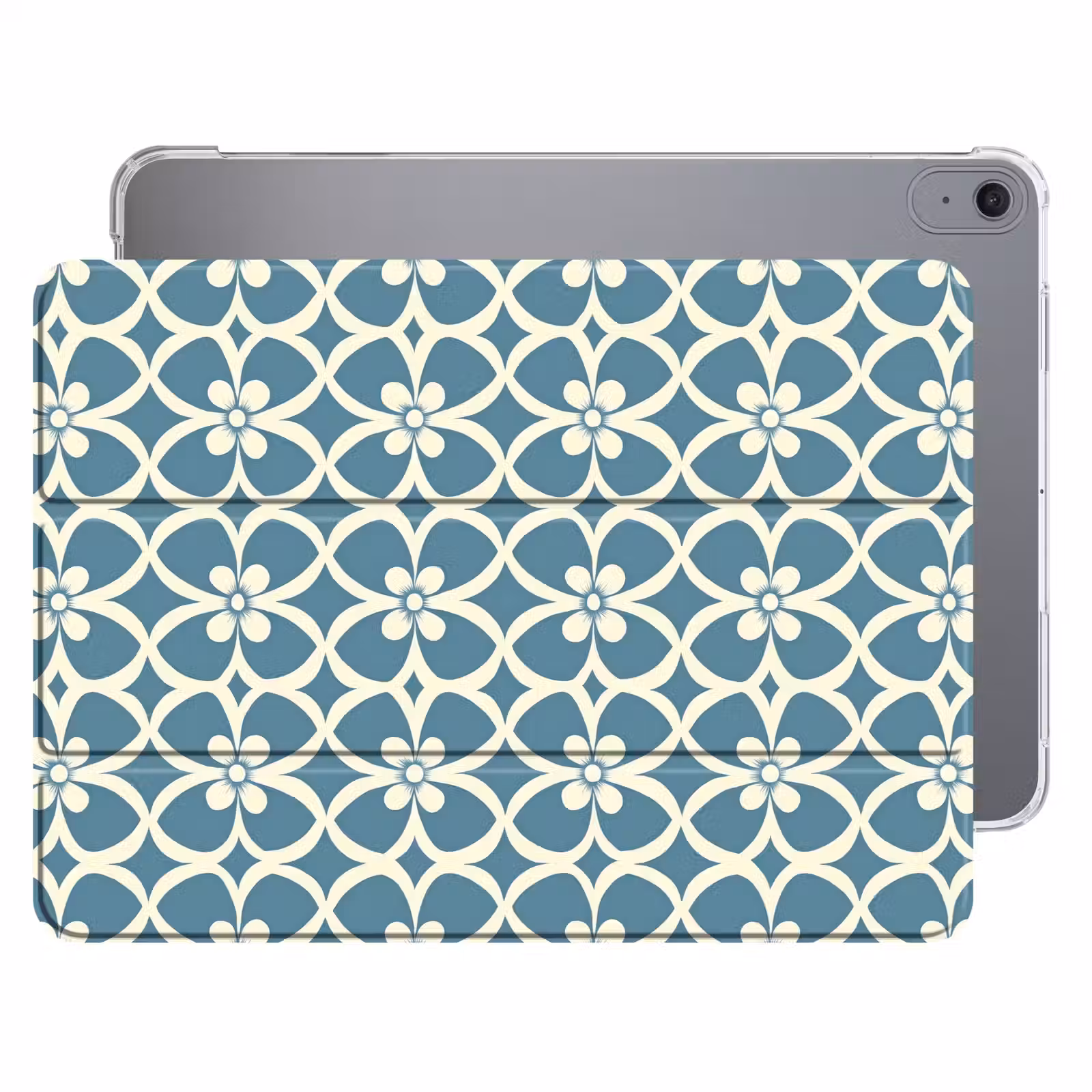 iPad hoes - Patroon - Symmetrisch - Blauw — 1