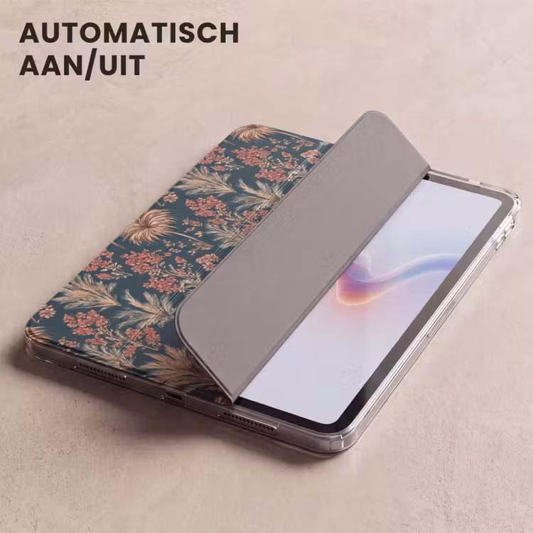 iPad hoes - Botanisch - Patroon - Blauw — 5