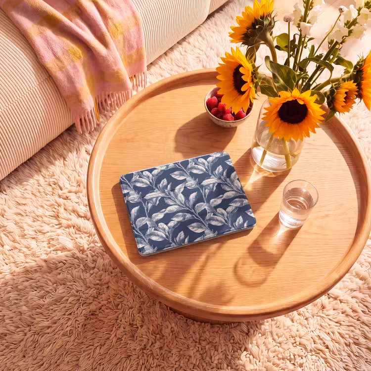 iPad hoes - Botanisch - Patroon - Blauw — 2