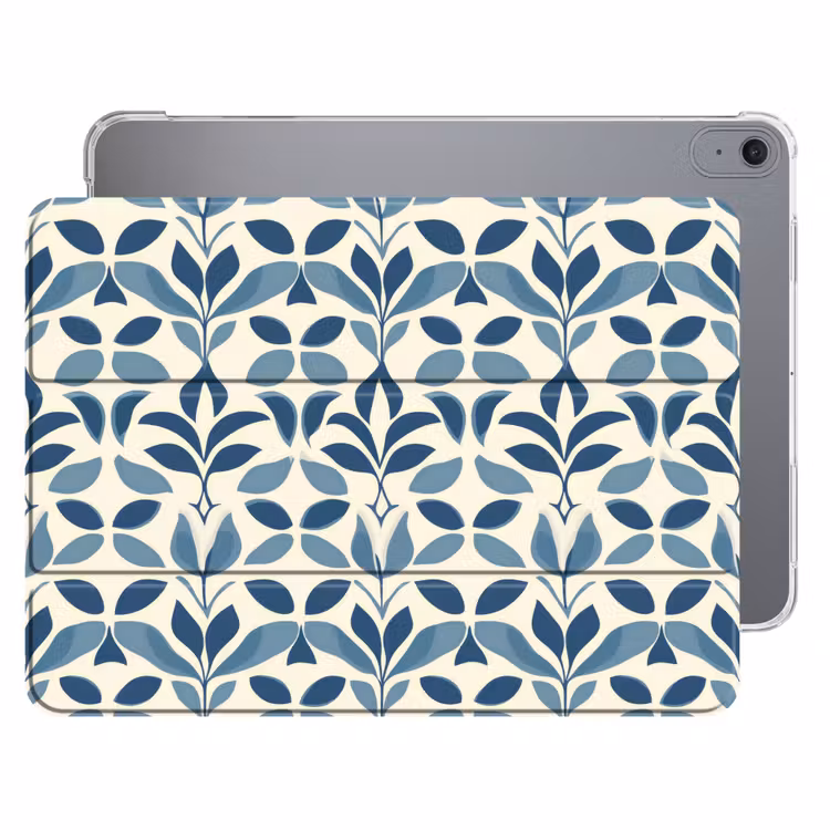 iPad hoes - Flora - Modern - Blauw — 1