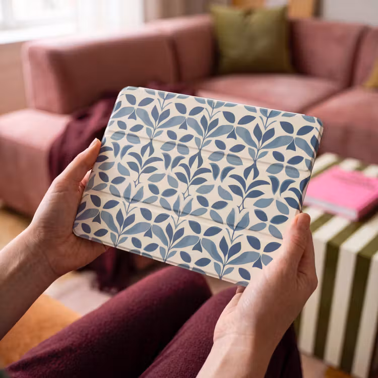 iPad hoes - Flora - Modern - Blauw — 4