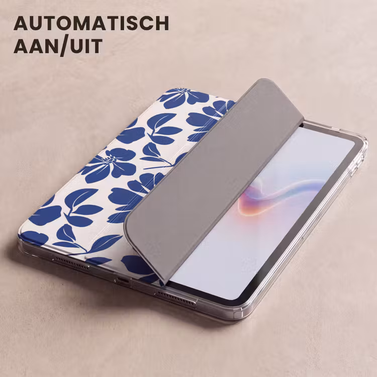 iPad hoes - Floraal - Modern - Blauw — 5