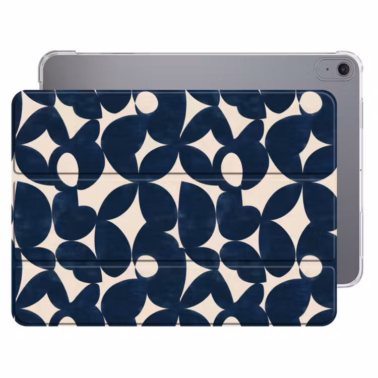 iPad hoes - Modern - Geometrisch - Blauw — 1