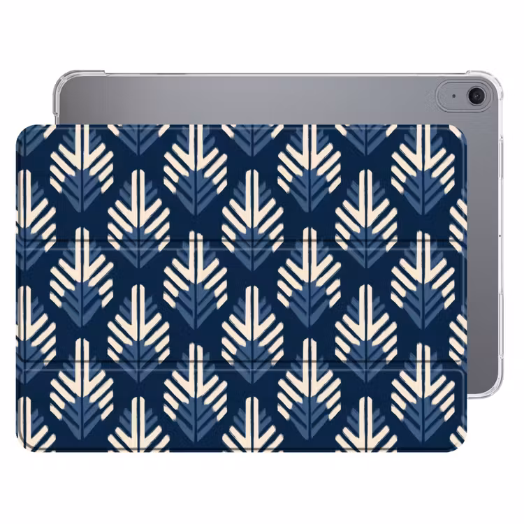 iPad hoes - Modern - Patroon - Blauw — 1