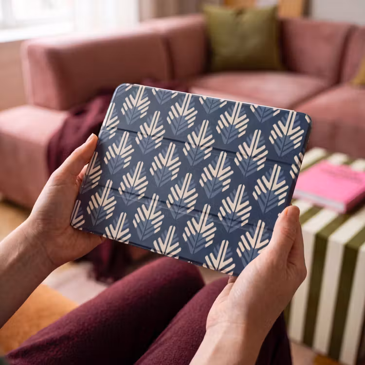 iPad hoes - Modern - Patroon - Blauw — 4