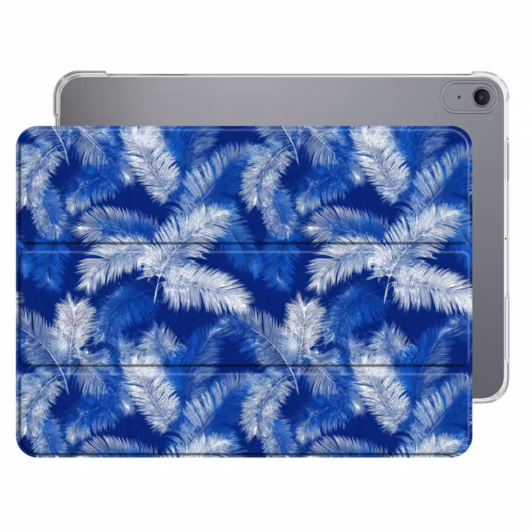 iPad hoes - Palmblad - Patroon - Blauw — 1