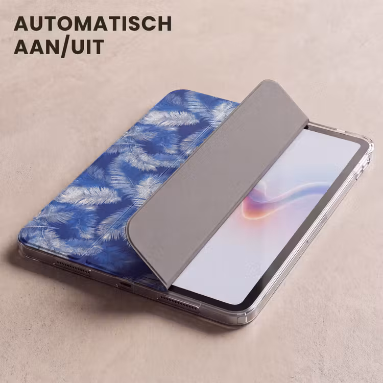 iPad hoes - Palmblad - Patroon - Blauw — 5