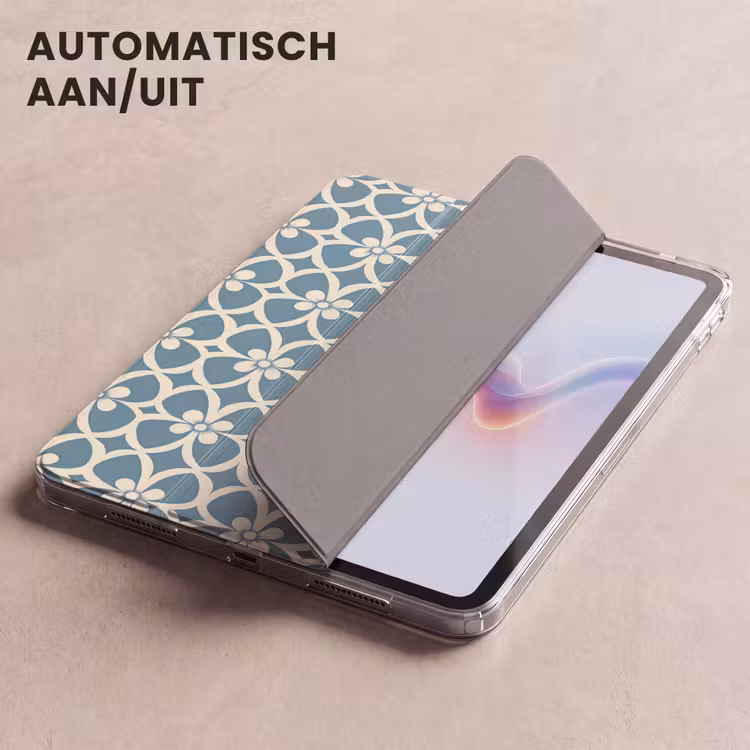 iPad hoes - Patroon - Symmetrisch - Blauw — 5