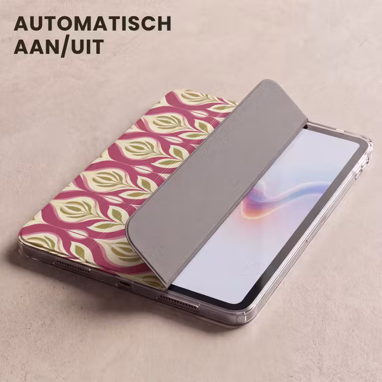 iPad hoes - Retro - Floraal - Paars — 5