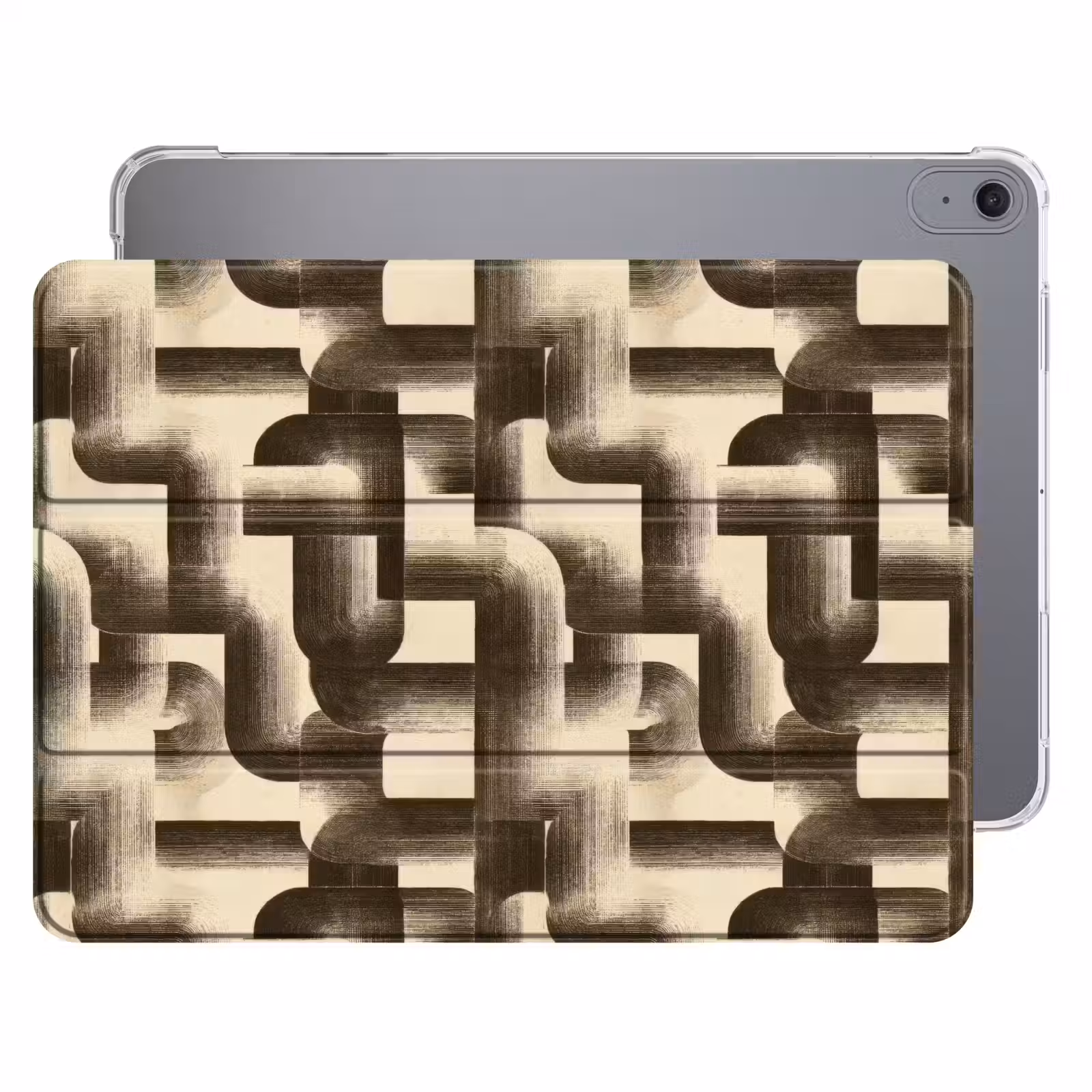 iPad hoes - Abstract - Retro - Zwart — 1