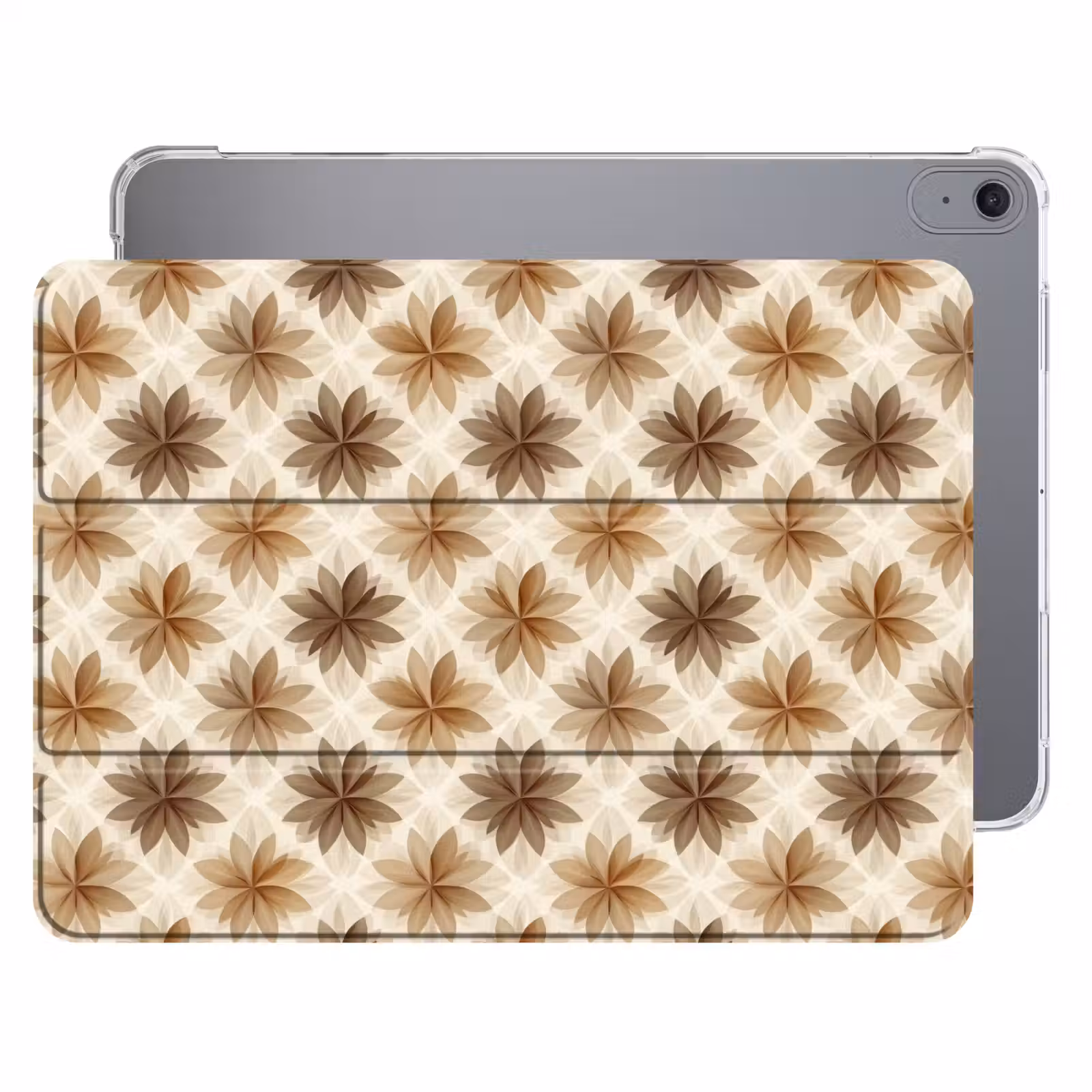 iPad hoes - Geografisch - Patroon - Bruin — 1