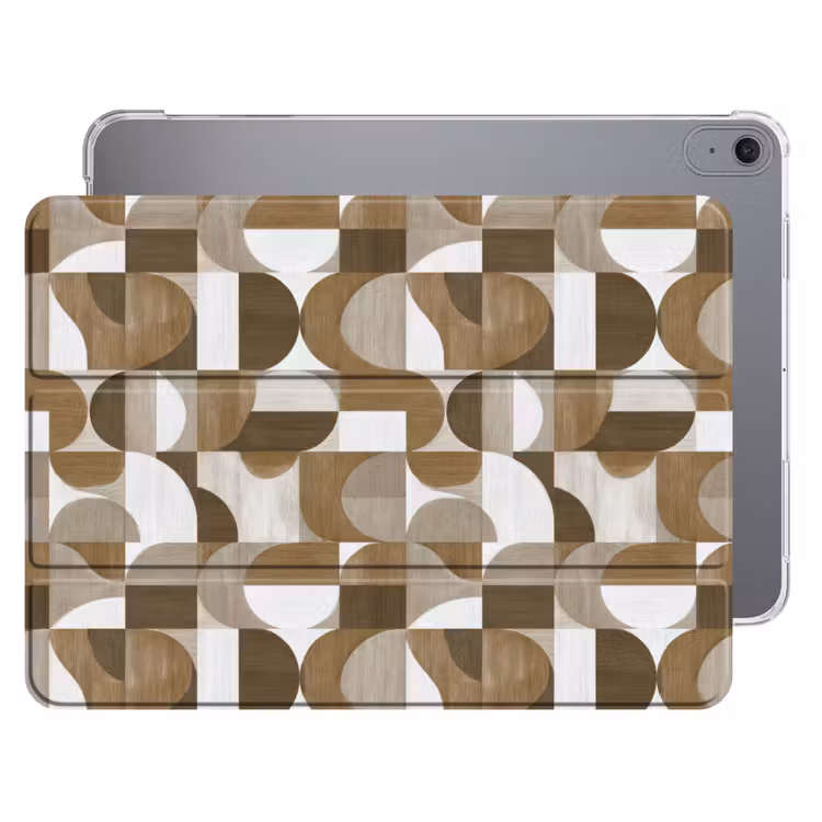 iPad hoes - Abstract - Retro - Bruin — 1