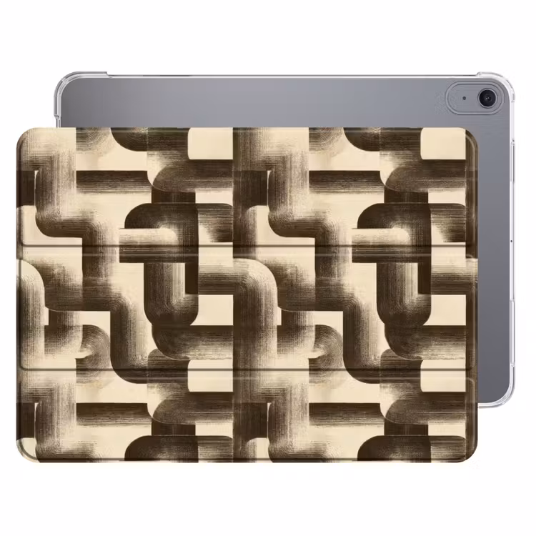 iPad hoes - Abstract - Retro - Zwart — 1