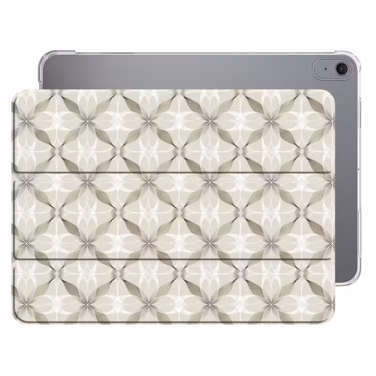 iPad hoes - Grafisch - Patroon - Grijs — 1