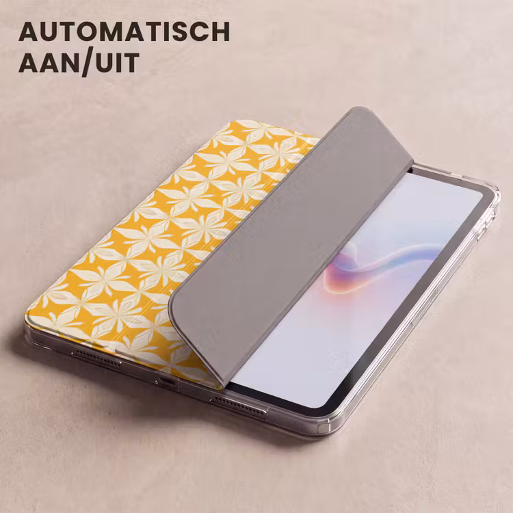 iPad hoes - Patroon - Retro - Geel — 5