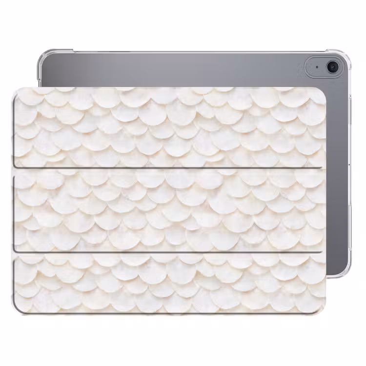 iPad hoes - Schubben - Wit - Elegant — 1