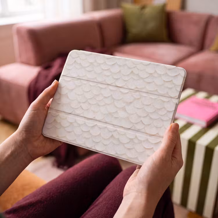 iPad hoes - Schubben - Wit - Elegant — 4
