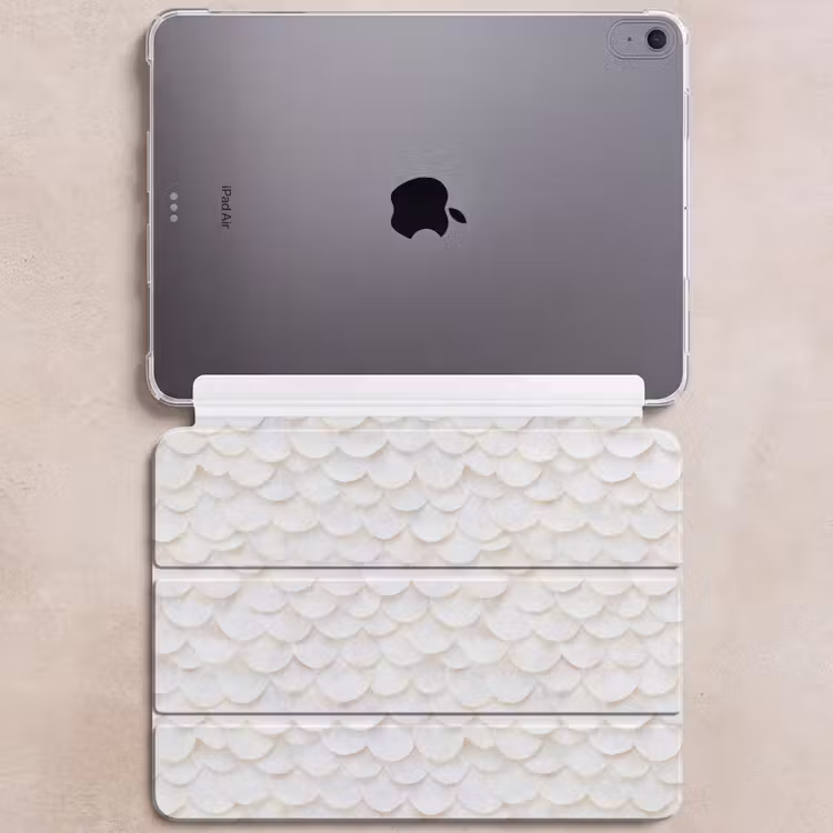 iPad hoes - Schubben - Wit - Elegant — 6