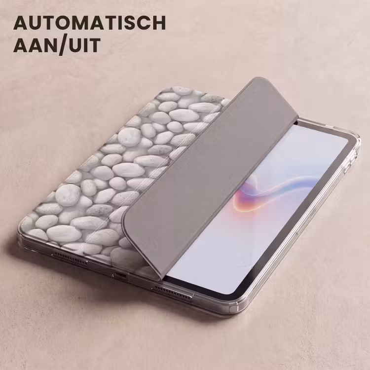 iPad hoes - Steentjes - Grijs - Ovaal — 5