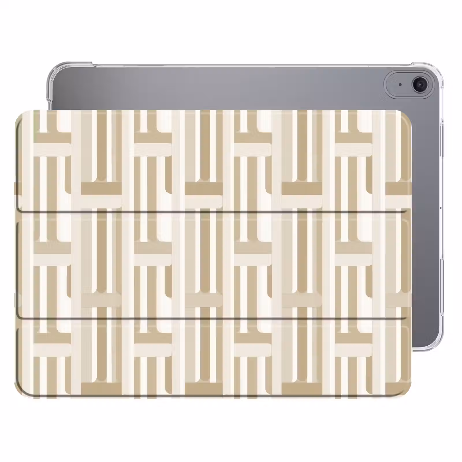 iPad hoes - Modern - Geometrisch - Beige — 1