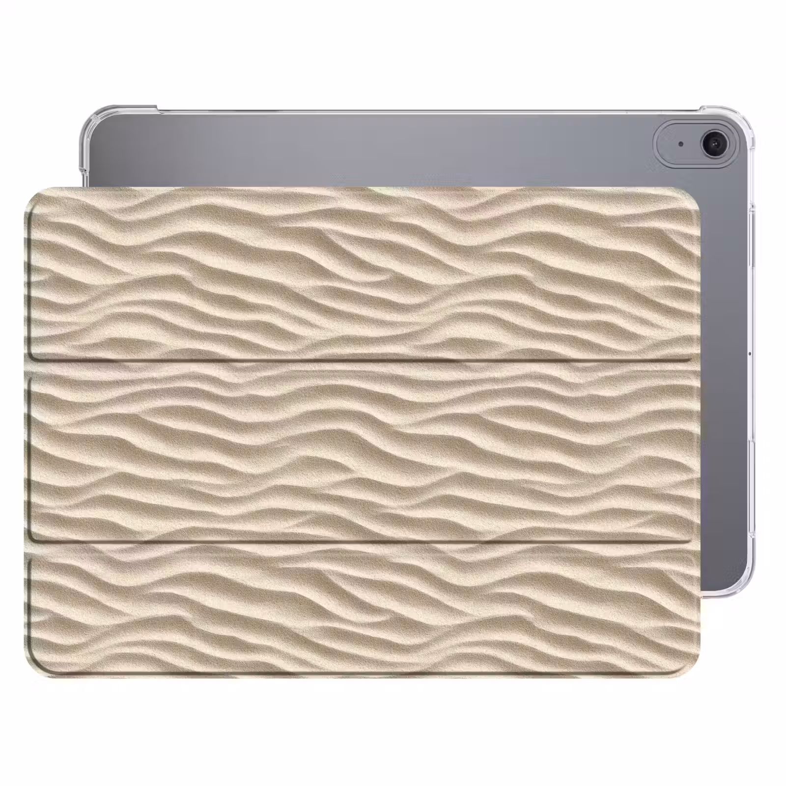 iPad hoes - Zand - Golven - Beige — 1