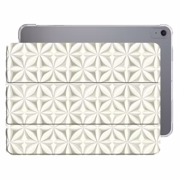 iPad hoes - Abstract - Structuur - Grijs - Wit — 1