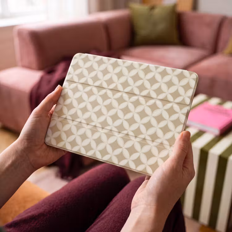 iPad hoes - Symmetrisch - Motief - Beige — 4