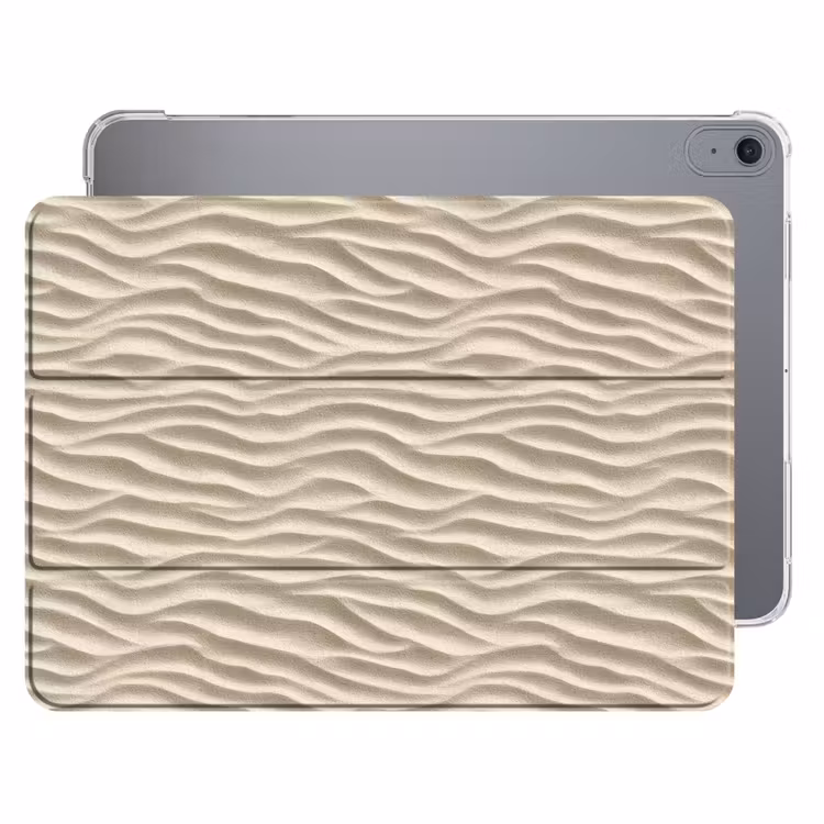 iPad hoes - Zand - Golven - Beige — 1