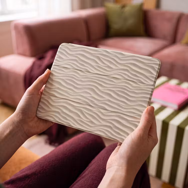 iPad hoes - Zand - Golven - Beige — 4