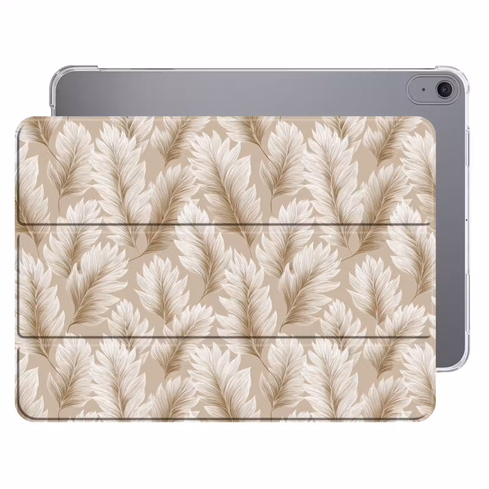 iPad hoes - Botanisch - Patroon - Beige — 1