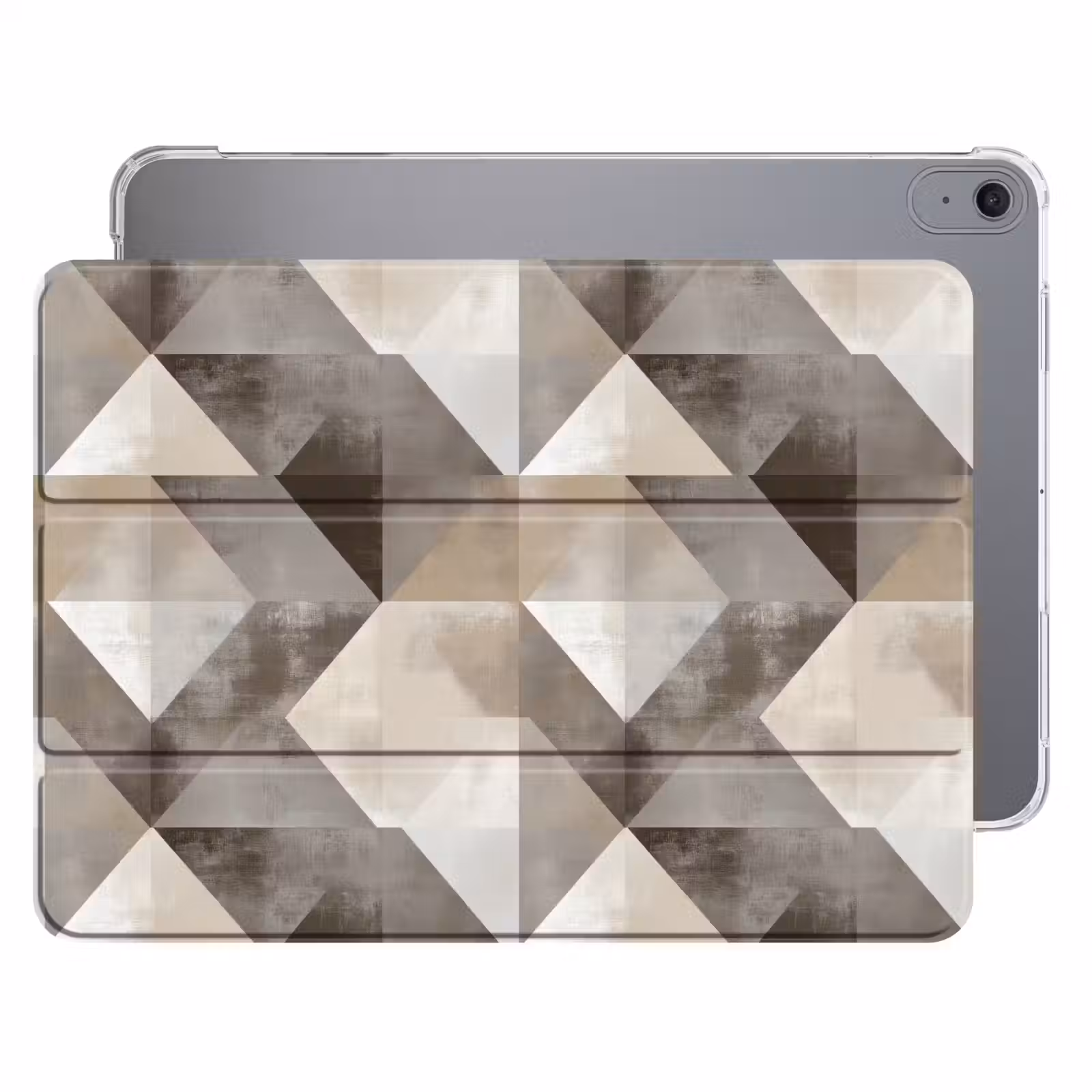 iPad hoes - Geometrisch - Motief - Aardetinten — 1