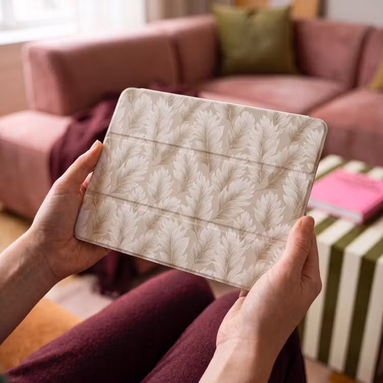 iPad hoes - Botanisch - Patroon - Beige — 4