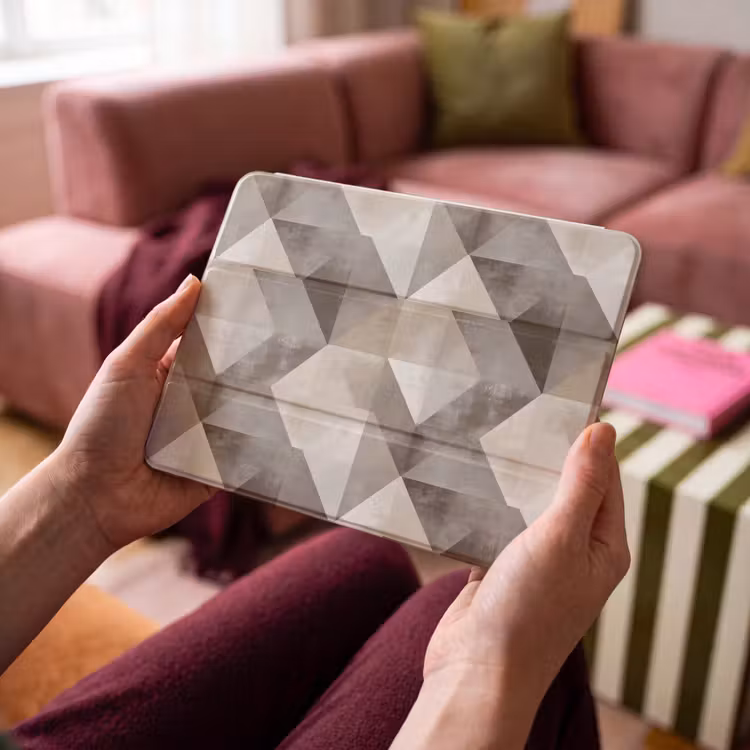 iPad hoes - Geometrisch - Motief - Aardetinten — 4