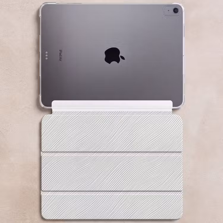 iPad hoes - Golven - Ribbels - Wit — 6