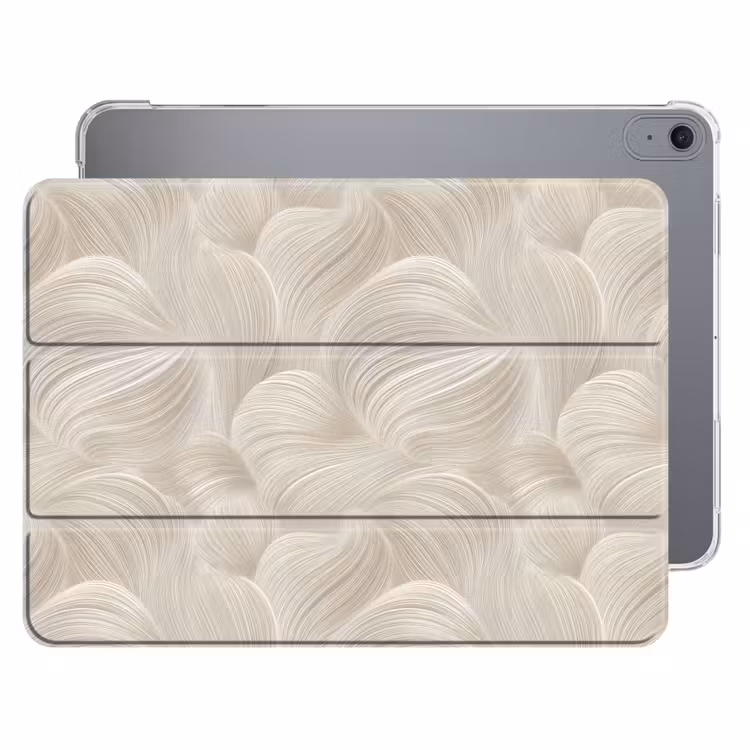 iPad hoes - Lijnen - Waaier - Beige — 1