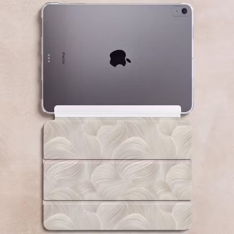 iPad hoes - Lijnen - Waaier - Beige — 6