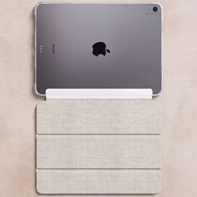 iPad hoes - Linnen - Textuur - Beige — 6