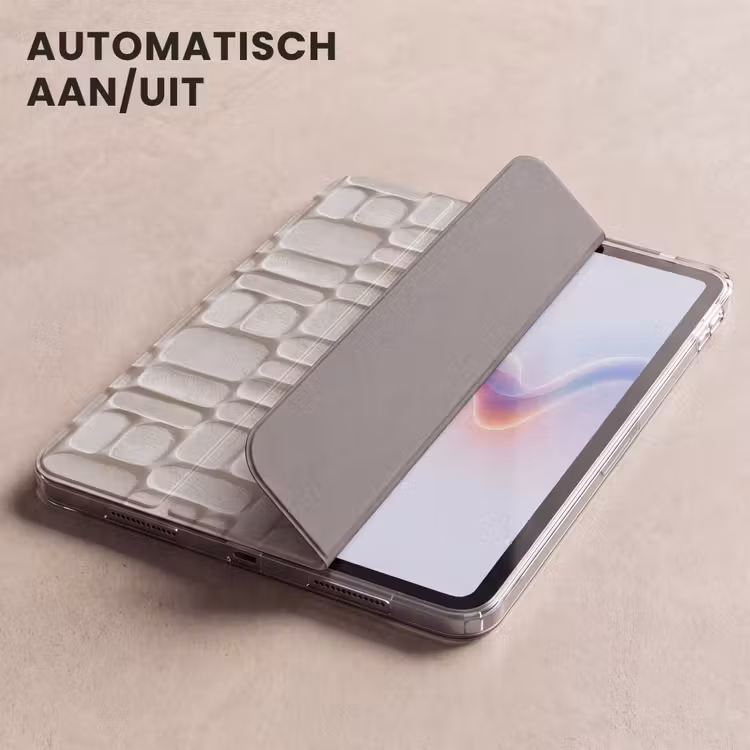 iPad hoes - Reliëf - Structuur - Wit — 5