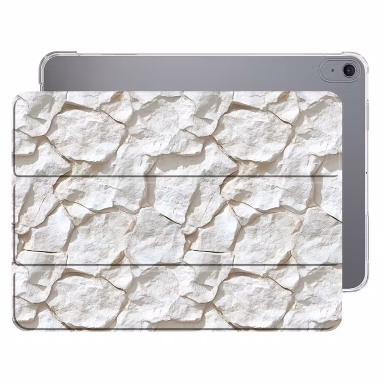iPad hoes - Structuur - Rots - Wit — 1