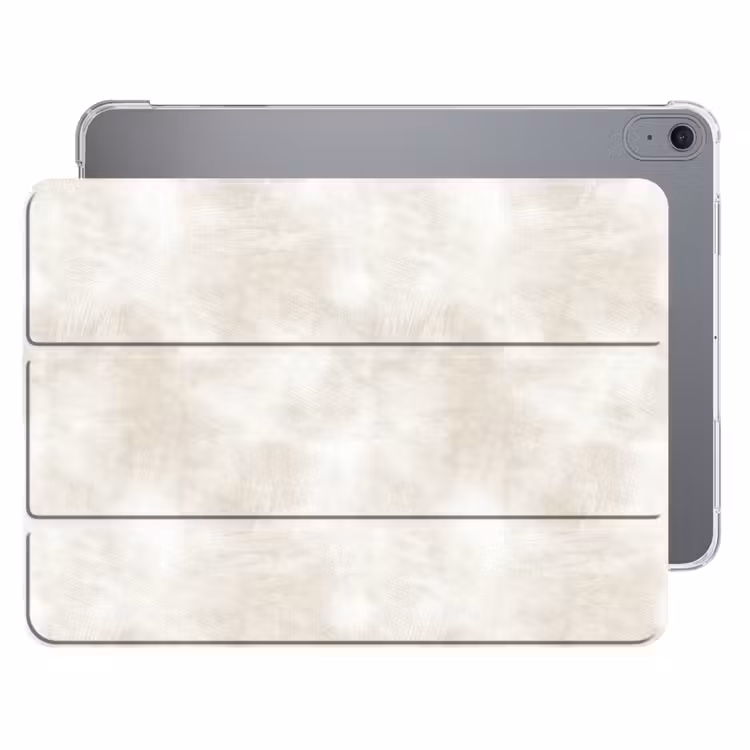 iPad hoes - Subtiel - Structuur - Beige — 1