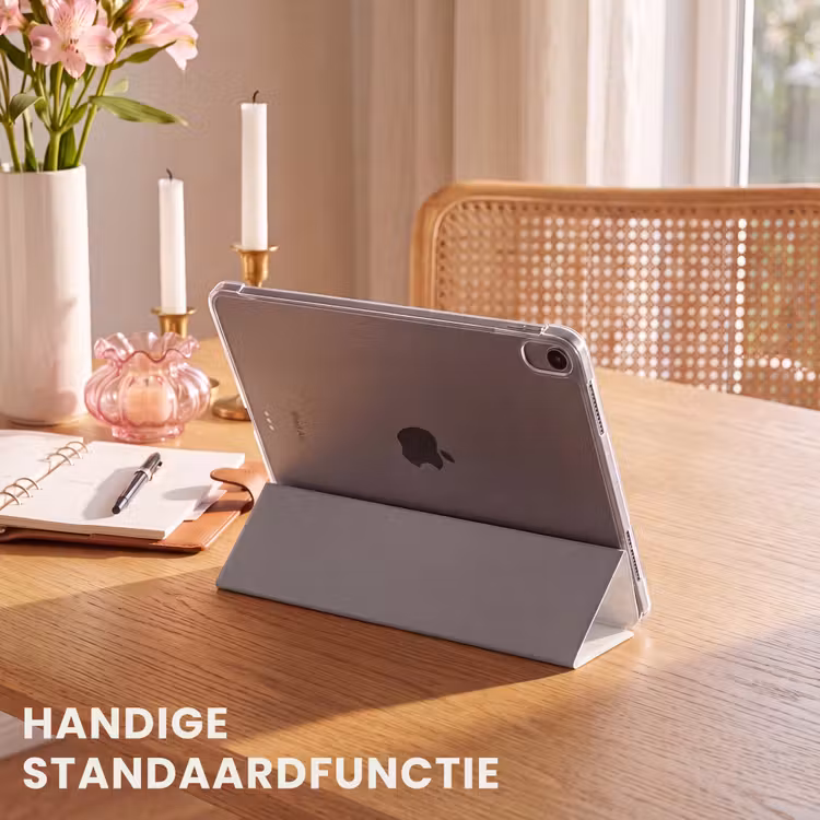 iPad hoes - Subtiel - Structuur - Beige — 3