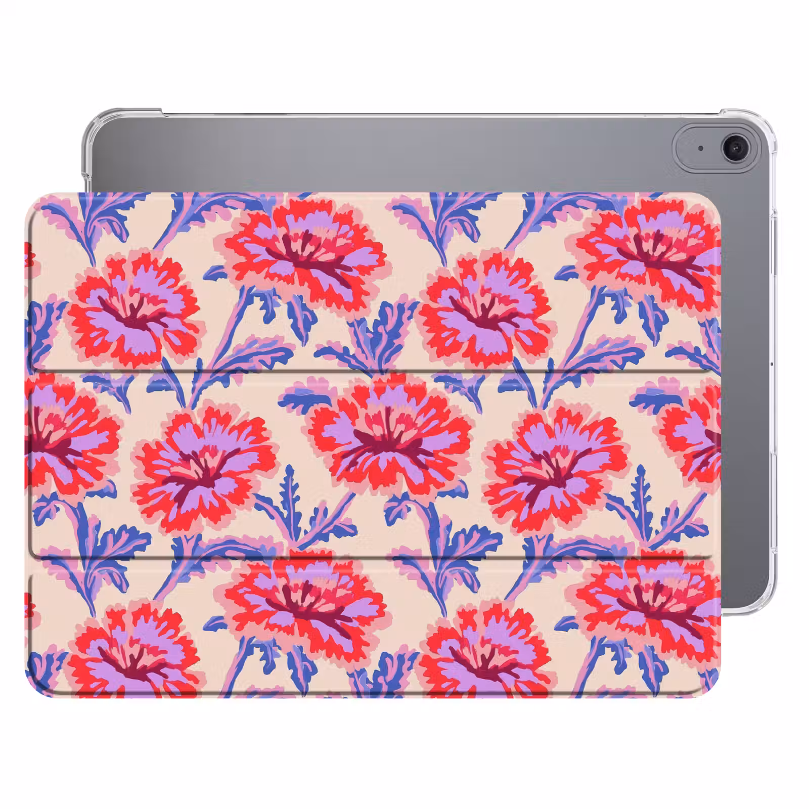 iPad hoes - Bloemen - Patroon - Meerkleurig — 1