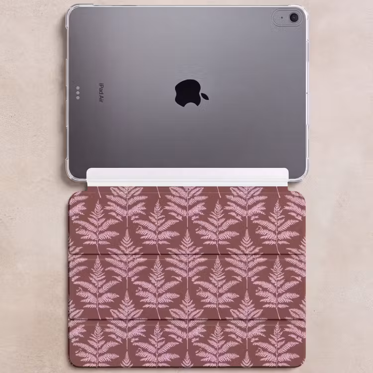 iPad hoes - Blad - Patroon - Paars — 6