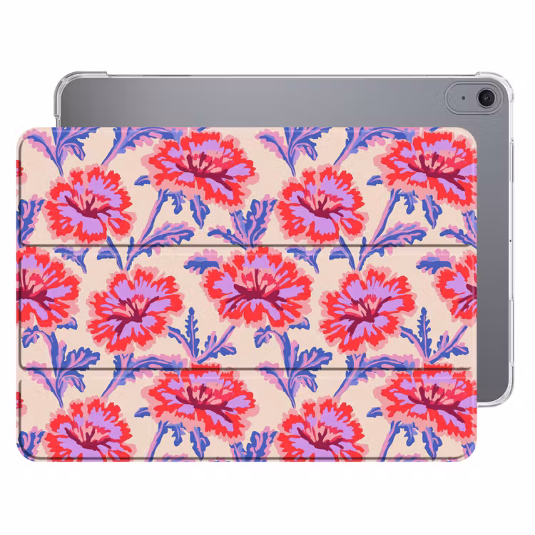 iPad hoes - Bloemen - Patroon - Meerkleurig — 1