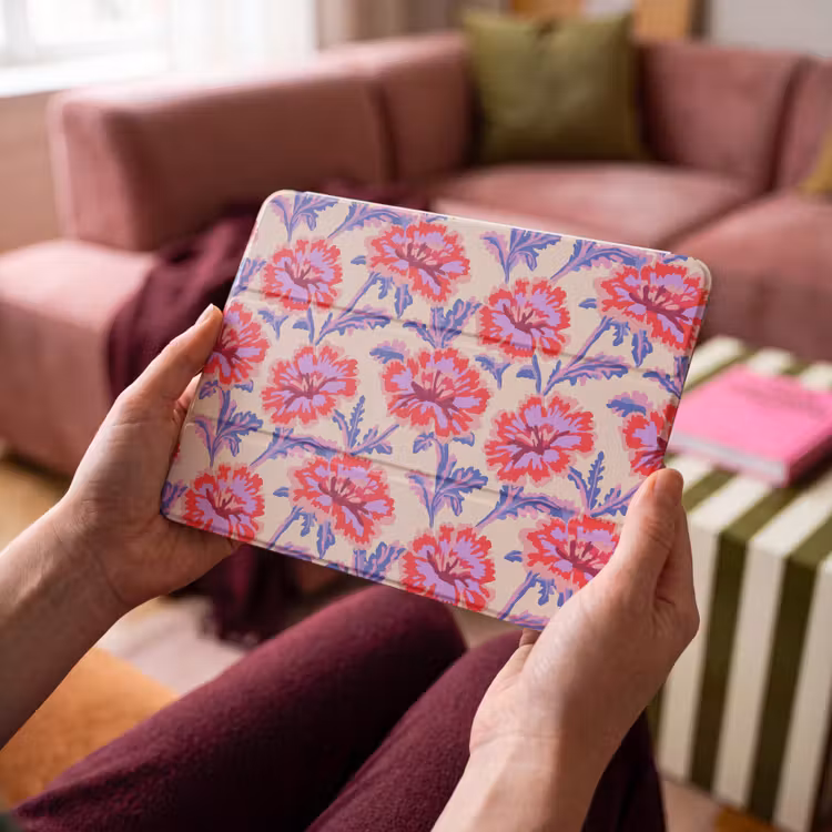 iPad hoes - Bloemen - Patroon - Meerkleurig — 4