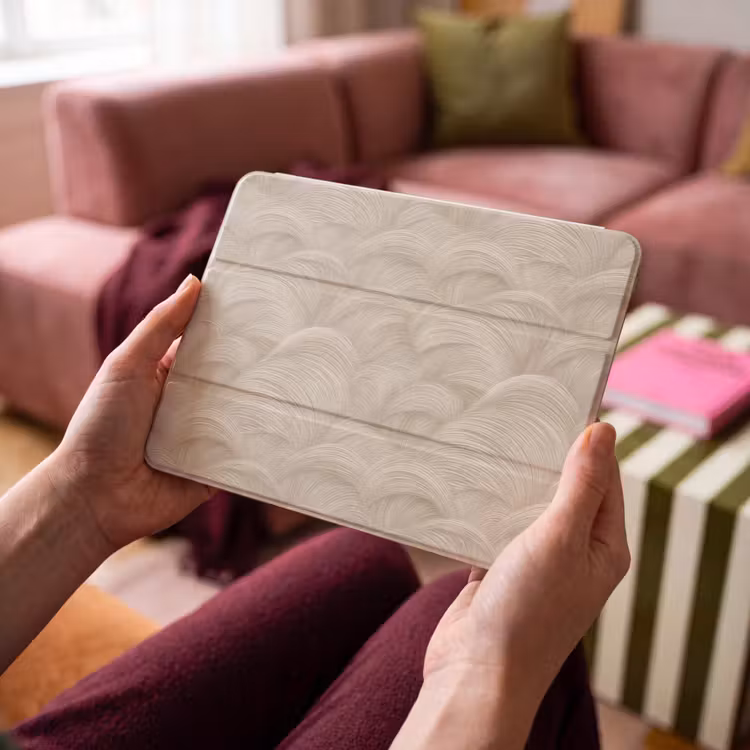 iPad hoes - Bogen - Patroon - Beige — 4