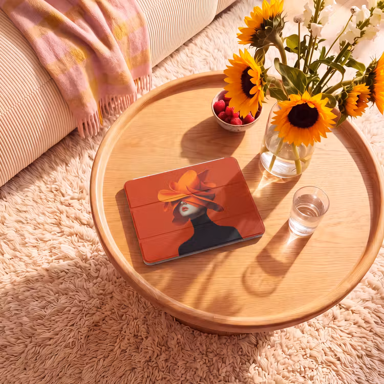 iPad hoes - Oranje - Hoed - Vrouw — 2