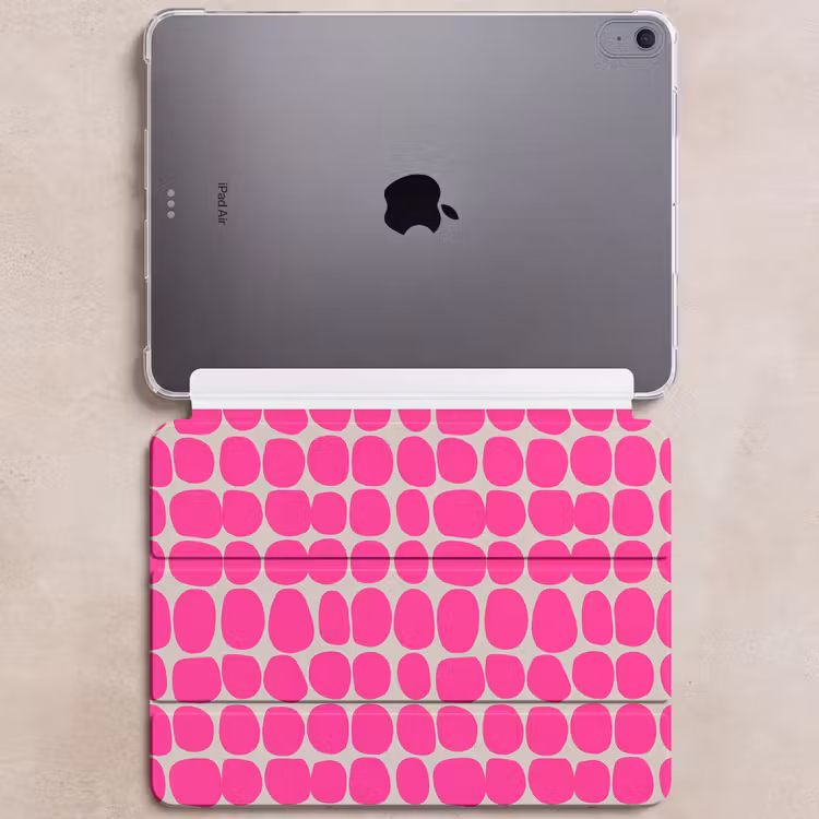 iPad hoes - Stippen - Patroon - Roze — 6