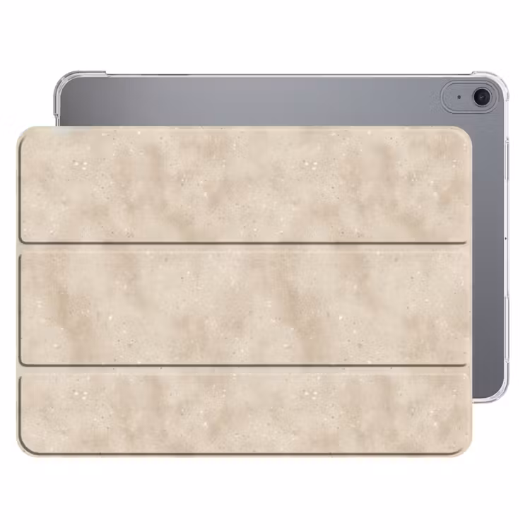 iPad hoes - Structuur - Spikkels - Beige — 1