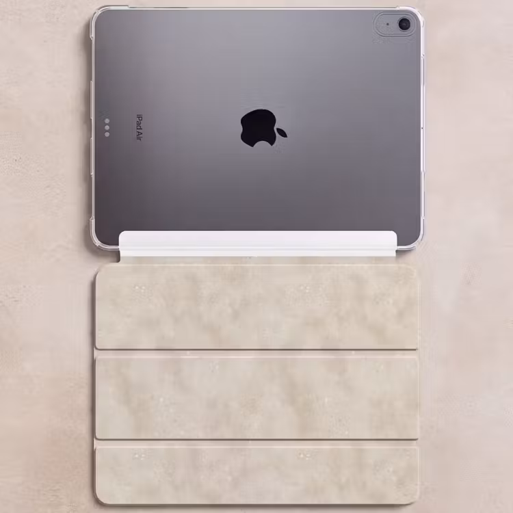 iPad hoes - Structuur - Spikkels - Beige — 6